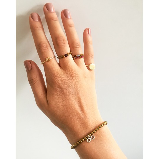 Pierścionek Gold Ruby Flash