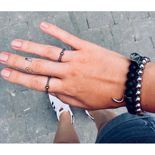 Bransoletka Pure Silver Hematyt