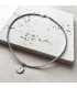 Choker Sacrum Silver Hematyt