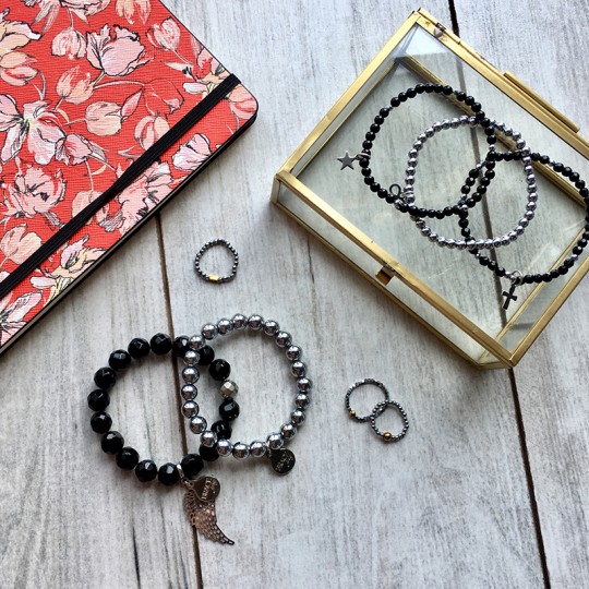 Bransoletka Infinity Hematyt