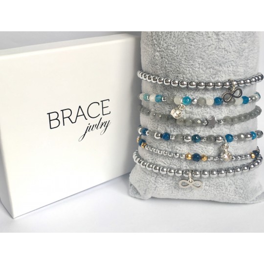 Bransoletka Infinity Hematyt