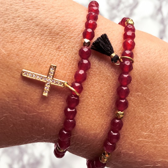 Zestaw Biżuterii Fire Soul Agat