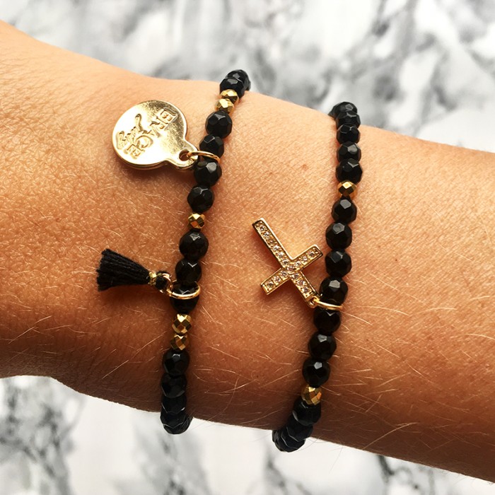 Zestaw Biżuterii Black Soul Agat