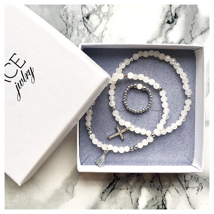 Zestaw Biżuterii Moon Soul Jadeit