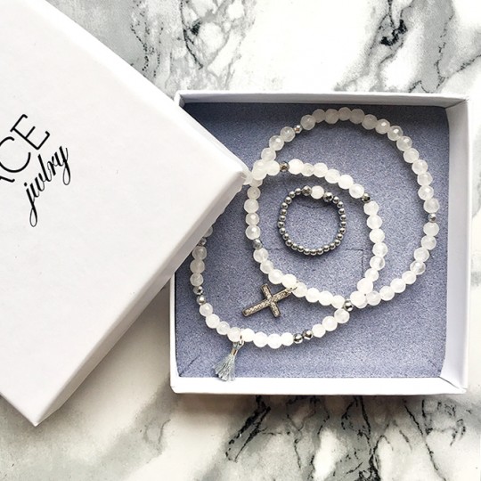 Zestaw Biżuterii Moon Soul Jadeit