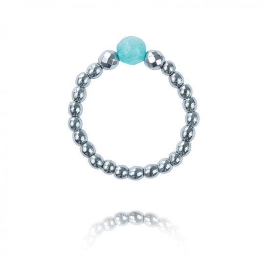 Pierścionek Sea Breeze Jadeit